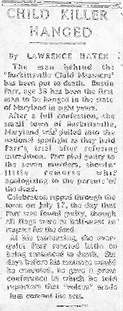 Washington Press clipping